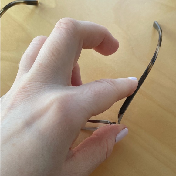 Authentic Prada Lenses Rectangular Eyeglasses Adjustable Leopard - Picture 9 of 9